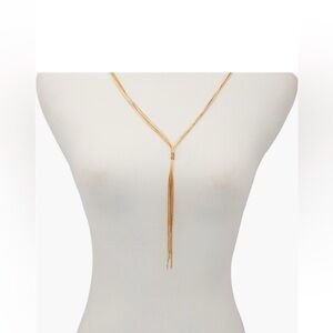 Vince Camuto Gold Lariat Necklace